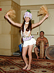 Wahine Tahitian Ote'a at the Cal